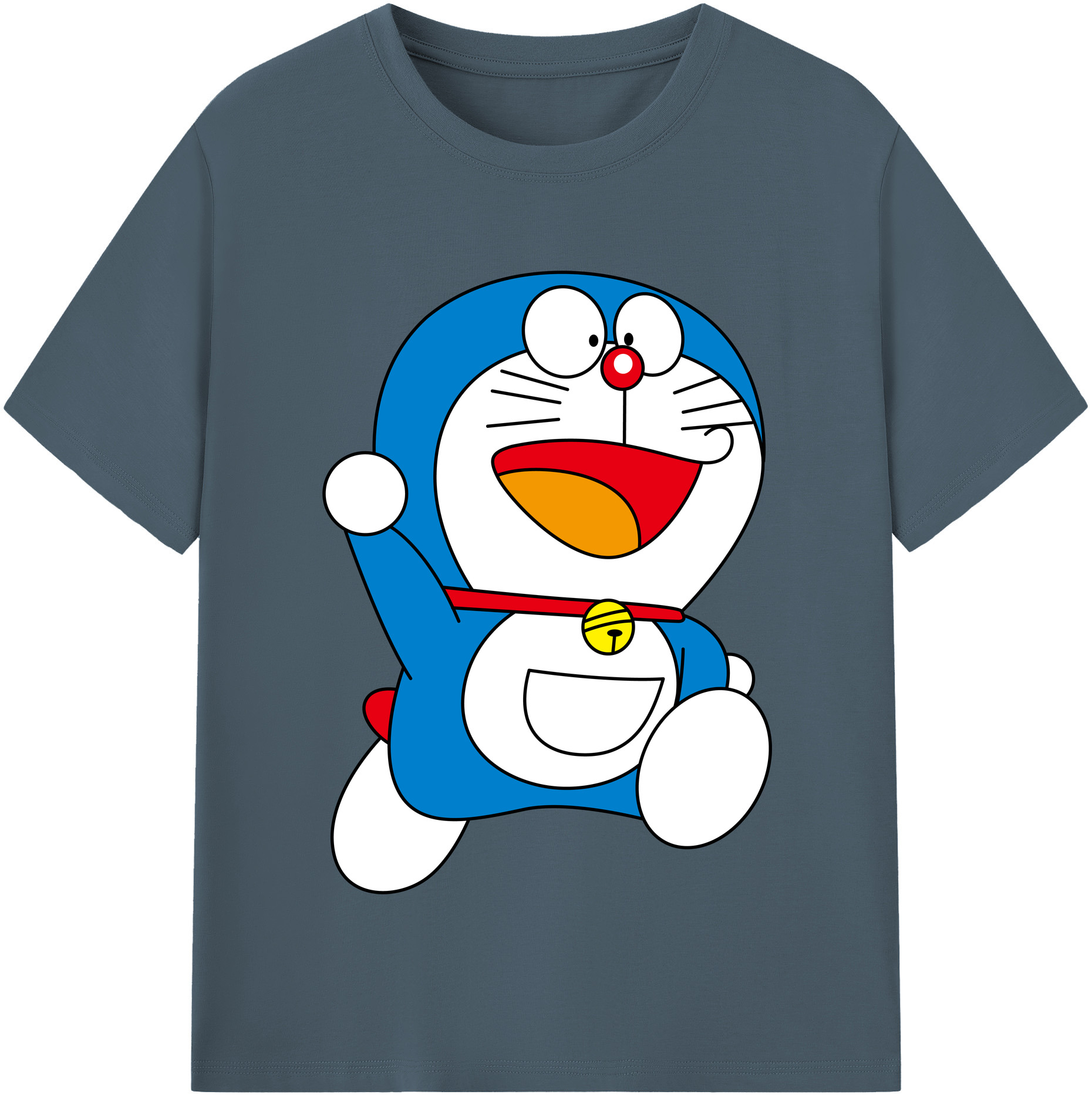（画像用） ドラえもん Doraemon 綿100％半袖Tシャツ（フロントプリント）